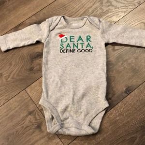 Carters Just One You “Dear Santa” Onesie